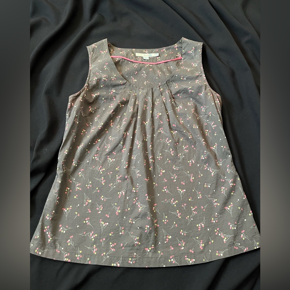 Cute Boden Floral Sleeveless Top size 8R